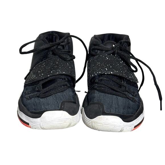 NIKE Kyrie 6 "Jet Black White' Sneakers Size 8 - Picture 4 of 8